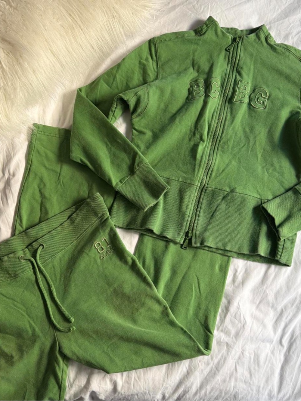 Green BCBG tracksuit